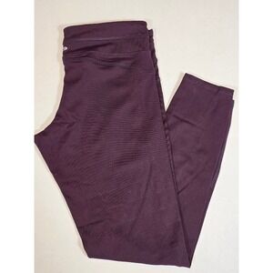 Champion‎ DUO DRY Athletic Leggings Workout Running Purple High Waist XL